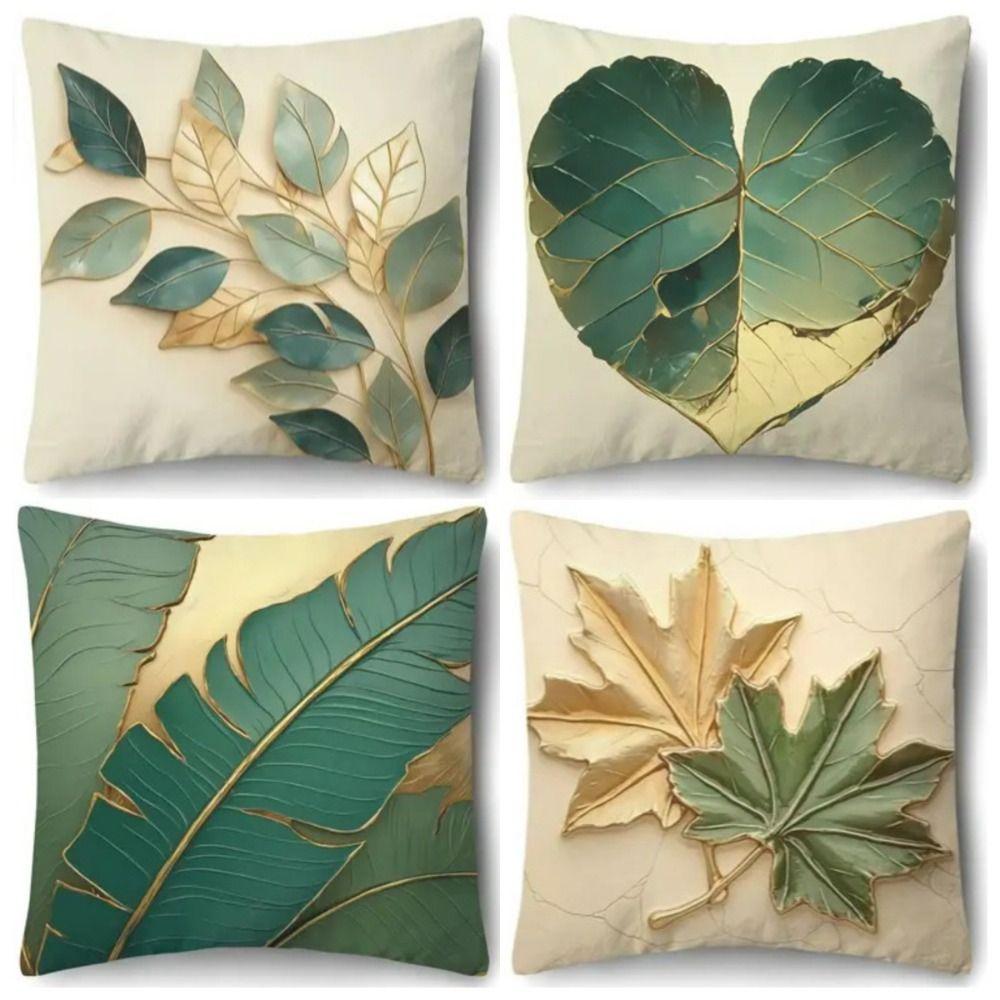 Polyester Pillowcase Printed Leaf Pattern Sofa Pillow Case New Pillow Cover Home Decoration B
Polyester Pillowcase Printed Leaf Pattern Sofa Pillow Case New Pillow Cover Home Decoration B