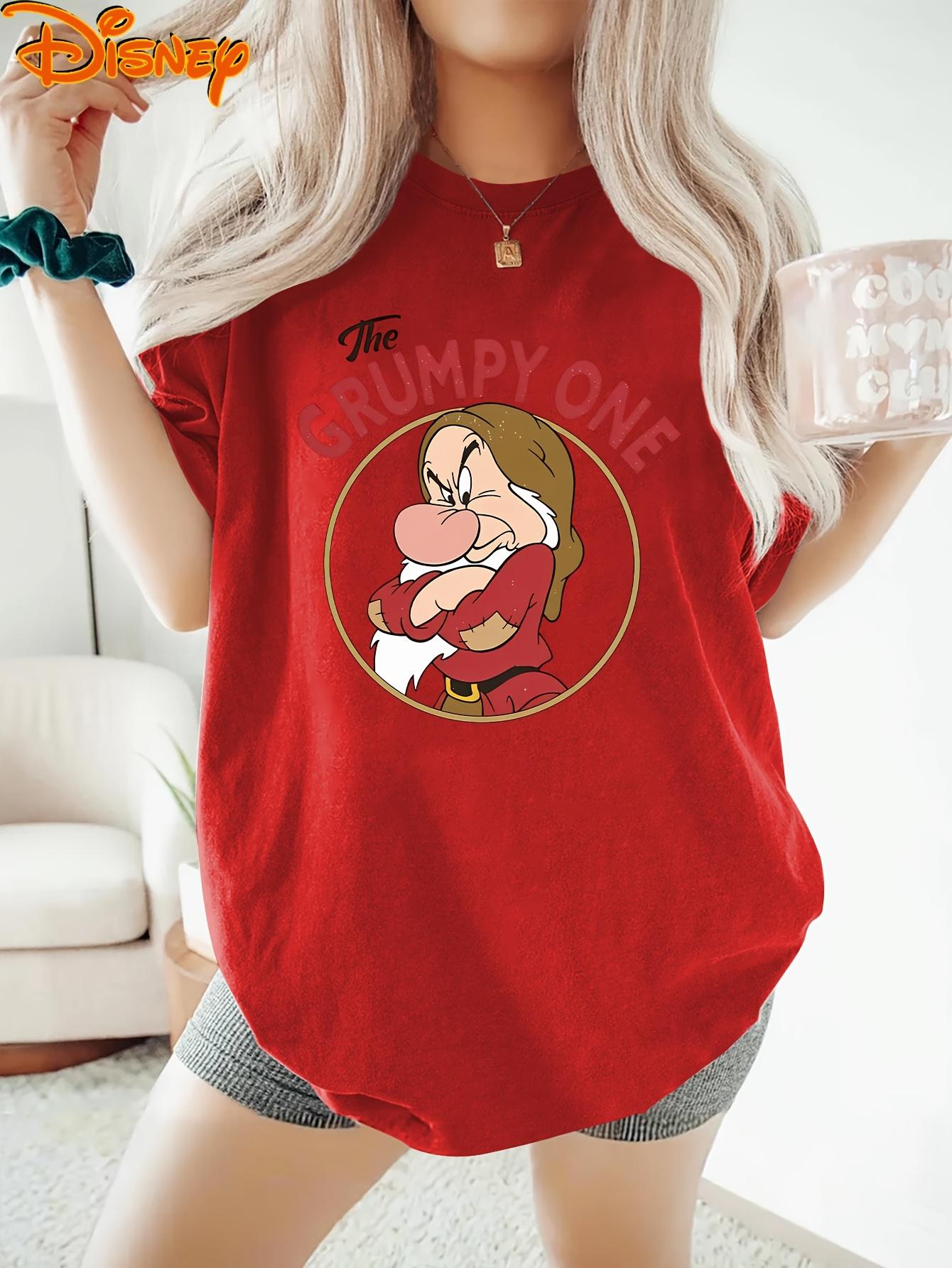 Snow White and The Seven Dwarfs Grumpy Dwarfs Print Short Sleeve Crew Neck Relaxed Plus Size Costume Girls TShirt S
Snow White and The Seven Dwarfs Grumpy Dwarfs Print Short Sleeve Crew Neck Relaxed Plus Size Costume Girls TShirt S