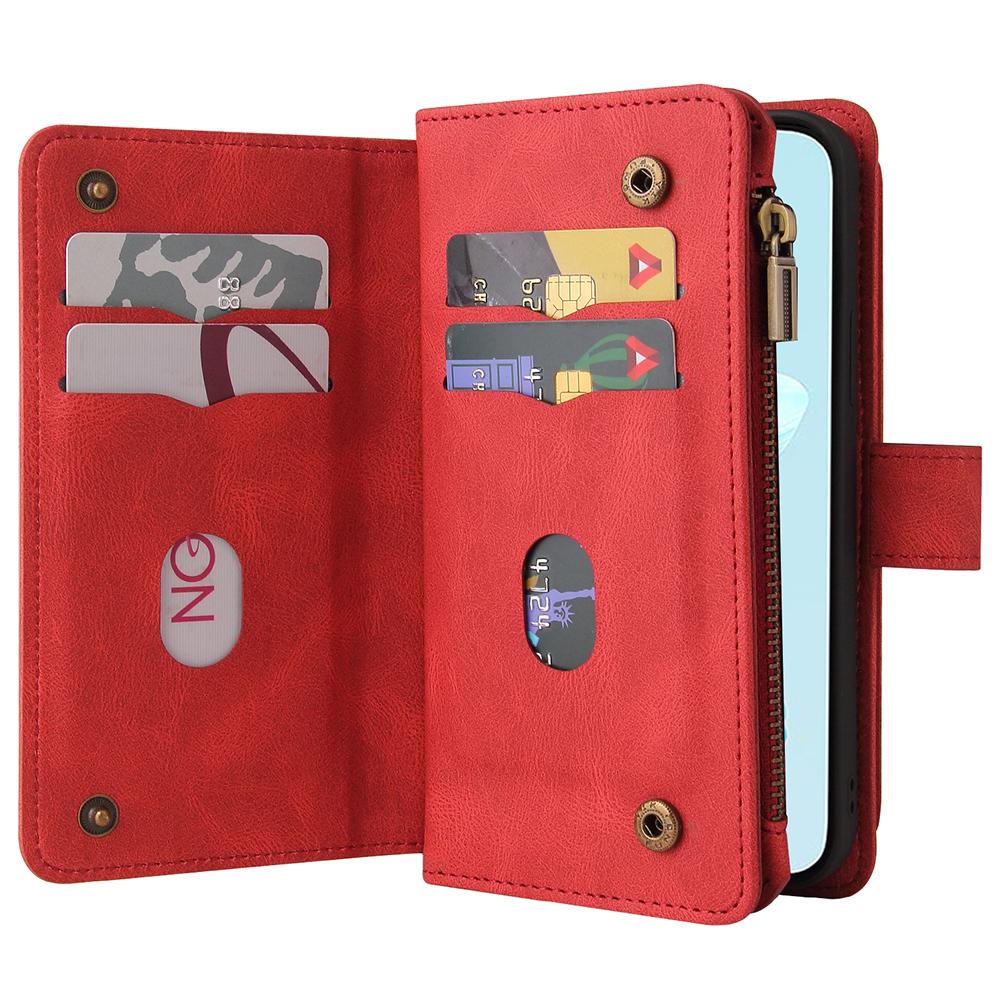 For Honor 200 Lite Zipper Wallet Case with 15 Card Slots and Strap Leather Phone Cover Red
For Honor 200 Lite Zipper Wallet Case with 15 Card Slots and Strap Leather Phone Cover Red