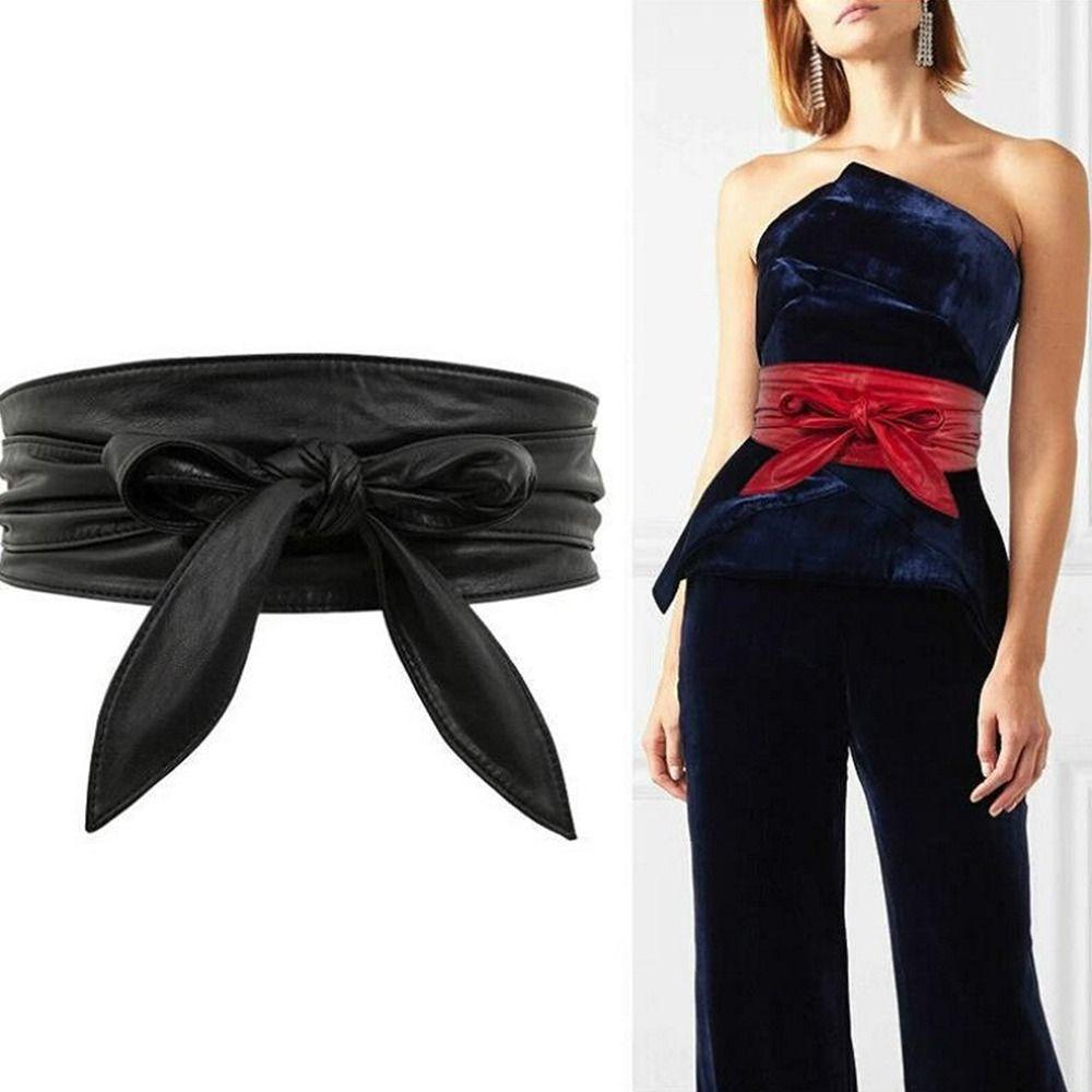 Simple Wrap Slim Fit Bowknot Leather Belt Wide Waist Band Corset Waistband Ladies Dress Cummerbands зелений
Simple Wrap Slim Fit Bowknot Leather Belt Wide Waist Band Corset Waistband Ladies Dress Cummerbands зелений