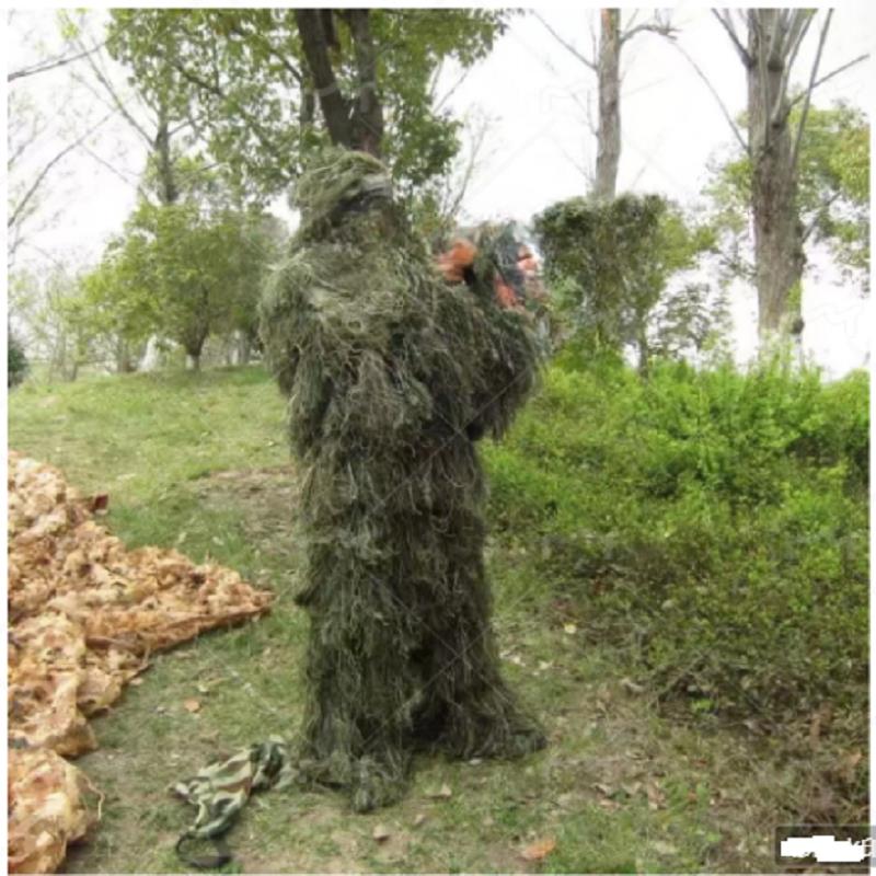 5Pcs Adult Ghillie Suit Hunter Camouflage Clothing gillie suit Hunting Suit Birding Clothes One Size зелений
5Pcs Adult Ghillie Suit Hunter Camouflage Clothing gillie suit Hunting Suit Birding Clothes One Size зелений
