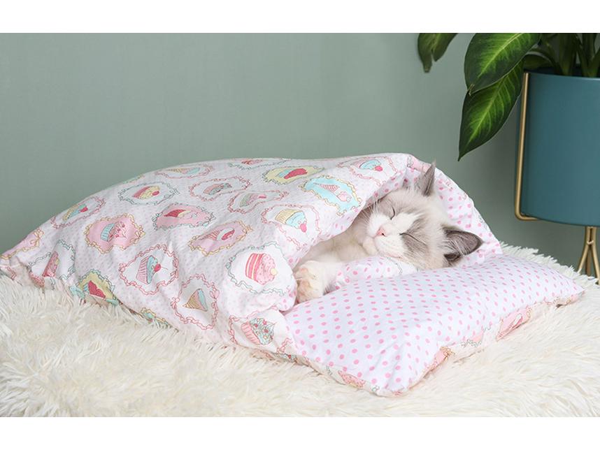 Японский спальный мешок-мат и кровать для кошек и собак - Плед и домик для питомца
Японский спальный мешок-мат и кровать для кошек и собак - Плед и домик для питомца