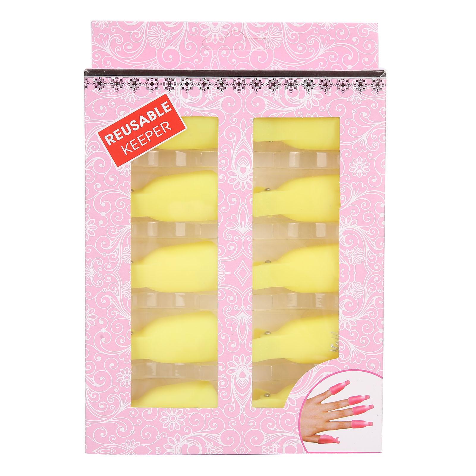 10pcs Gel Polish Remover Clips Home Nail Salon UV Gel Soak Off Cap Wrap Nail Art Tool Yellow
10pcs Gel Polish Remover Clips Home Nail Salon UV Gel Soak Off Cap Wrap Nail Art Tool Yellow