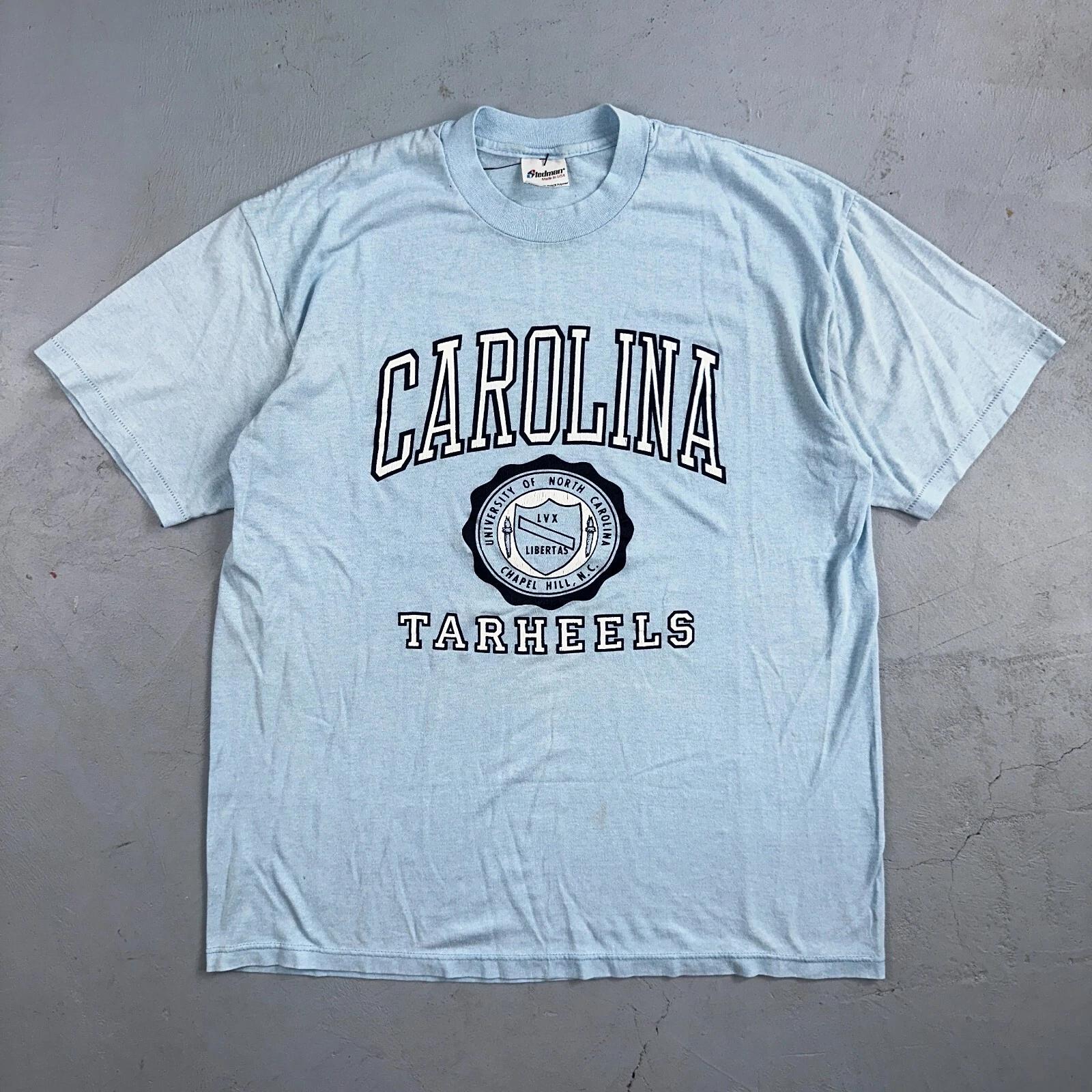 Carolina Tarheels 80s VTG T Shirt Blue UNC 1980s College University Graphic XL 4XL
Carolina Tarheels 80s VTG T Shirt Blue UNC 1980s College University Graphic XL 4XL