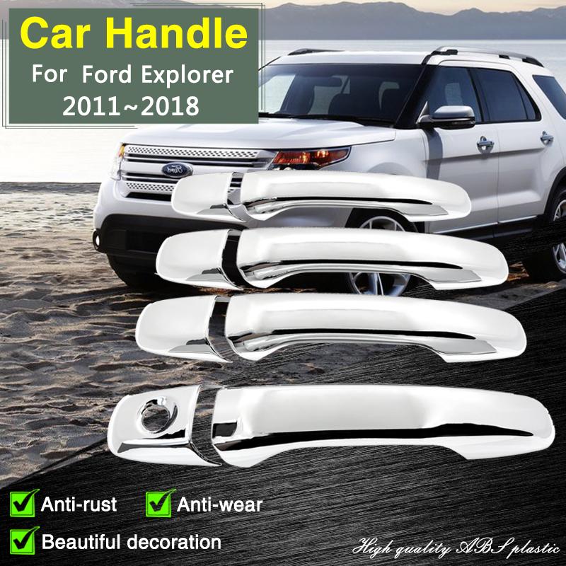 Подходит для Ford Explorer 2011 ~ 2018, классический хромированный умный чехол для дверной ручки автомобиля, аксессуары для внешнего стайлинга, защитная пленка
Подходит для Ford Explorer 2011 ~ 2018, классический хромированный умный чехол для дверной ручки автомобиля, аксессуары для внешнего стайлинга, защитная пленка