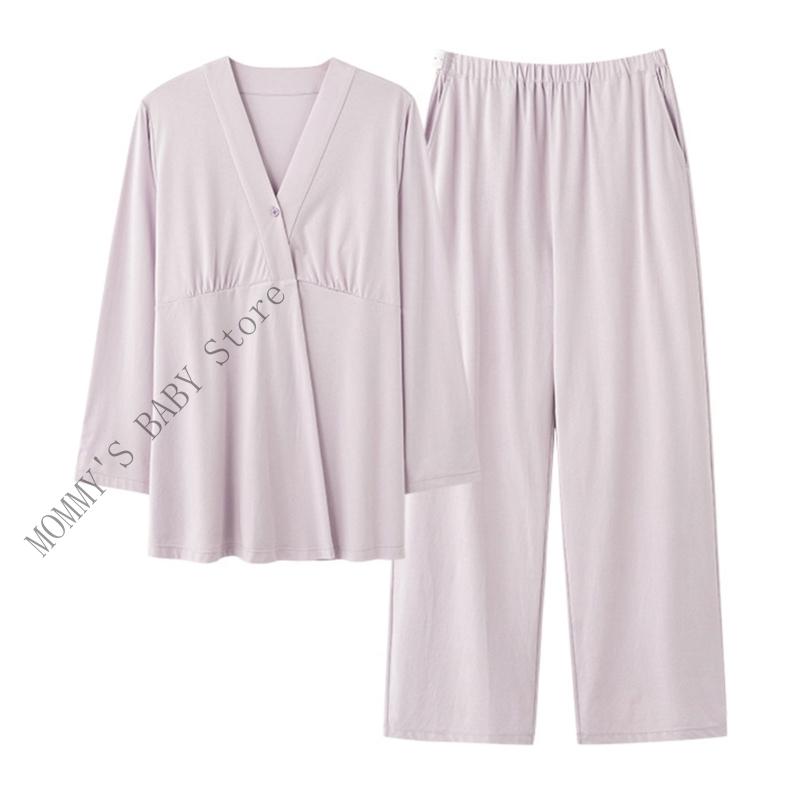 H3CD 1 Set Maternity Nursing Sleepshirt Elastic Waist Home Wear Comfortable Fabric For Breastfeeding Comfort XL
H3CD 1 Set Maternity Nursing Sleepshirt Elastic Waist Home Wear Comfortable Fabric For Breastfeeding Comfort XL