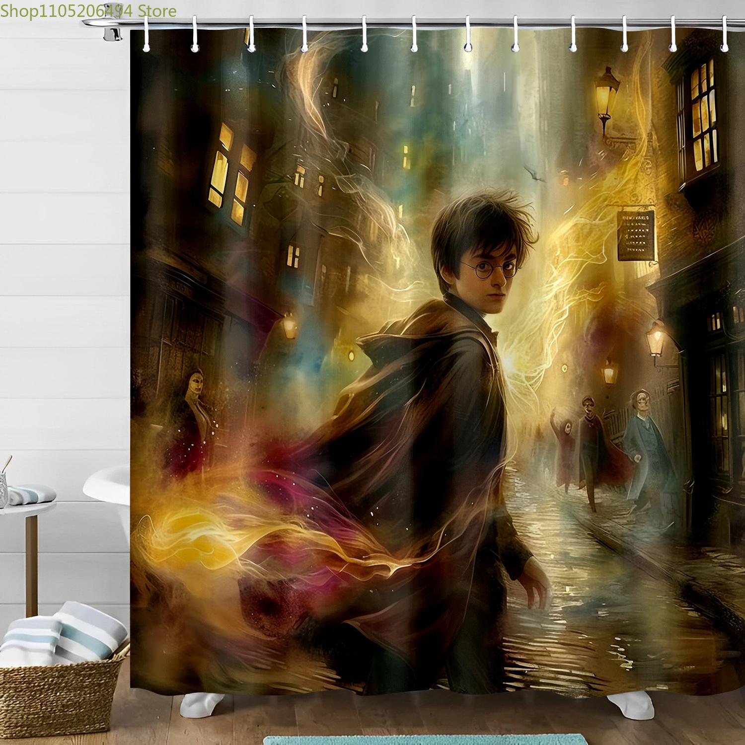 Warner Bros. Magical Wizard World Shower Curtain, Fantasy Alley Scene Bathroom Decor, Fabric Bath Curtain, Unique Valentine s 90x180cm
Warner Bros. Magical Wizard World Shower Curtain, Fantasy Alley Scene Bathroom Decor, Fabric Bath Curtain, Unique Valentine s 90x180cm