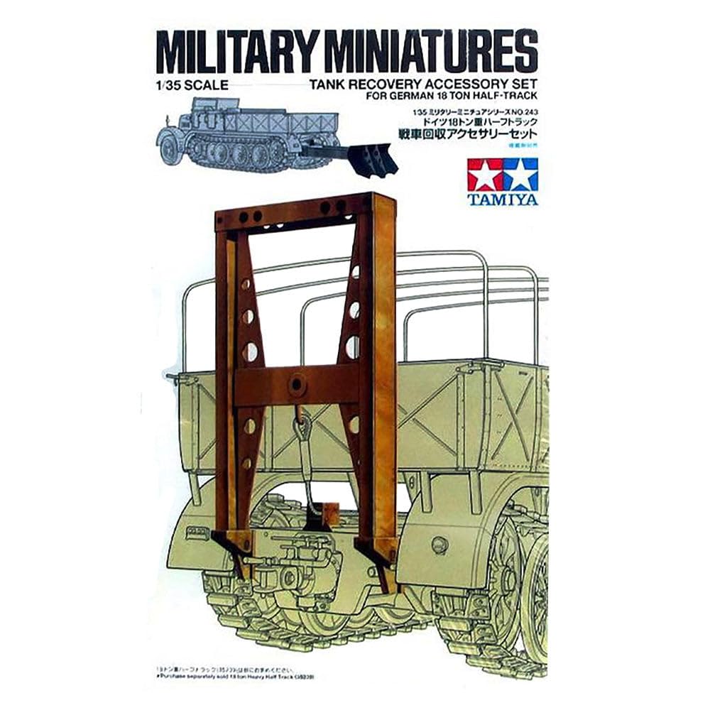 Tamiya Military Miniature Series Набор аксессуаров для восстановления немецкого тяжелого полугусеничного танка 18 тонн, пластиковая модель 35243 1/35 № 243
Tamiya Military Miniature Series Набор аксессуаров для восстановления немецкого тяжелого полугусеничного танка 18 тонн, пластиковая модель 35243 1/35 № 243