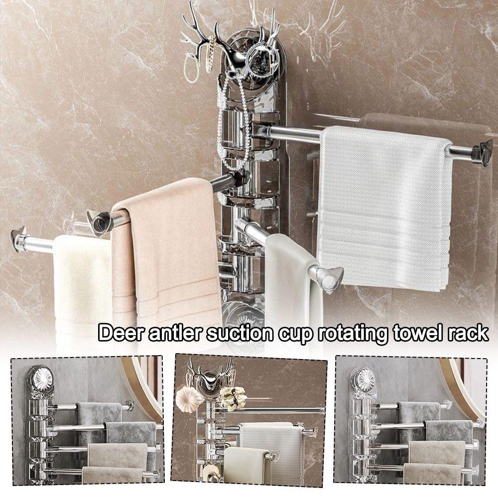 Suction Cup Bath Hanger Shelf Multi Pole Storage Rack Fashion Bathroom Towel Holder Transparent-A
Suction Cup Bath Hanger Shelf Multi Pole Storage Rack Fashion Bathroom Towel Holder Transparent-A