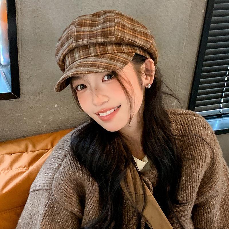 Autumn Vintage Plaid Beret Children s Fashion Versatile Face Small Octagonal Hat Academy Style Newsboy Hat One size fits all (58-60cm) верблюд
Autumn Vintage Plaid Beret Children s Fashion Versatile Face Small Octagonal Hat Academy Style Newsboy Hat One size fits all (58-60cm) верблюд