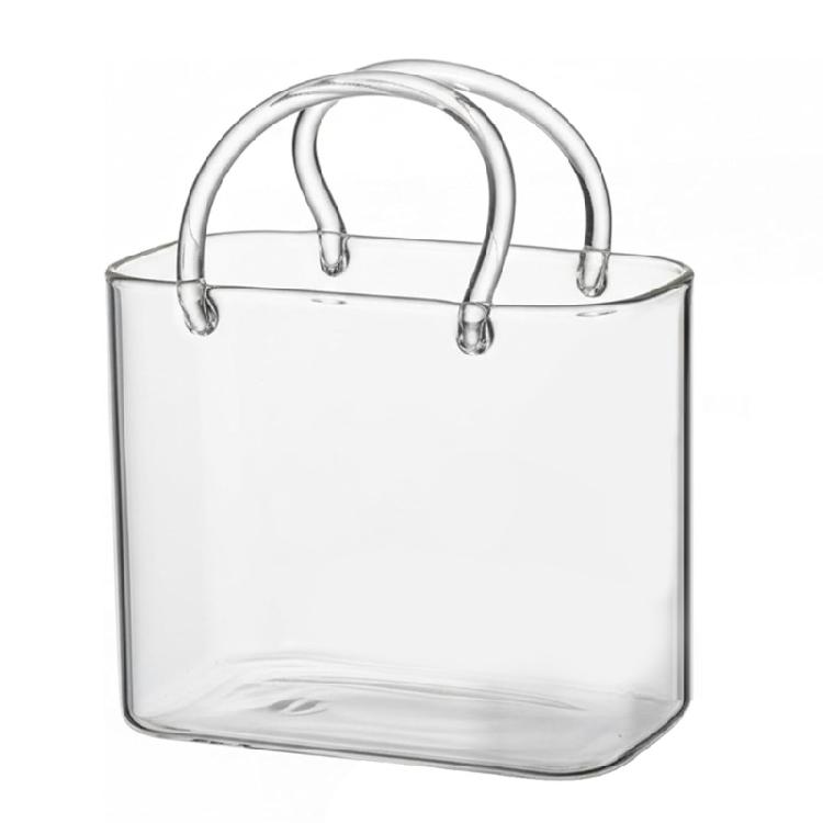 Decorative Glass Cup 780ml Handbag Design Glass Texture Suitable for Heat Resistance and Aesthetic Beauty Decorating
Decorative Glass Cup 780ml Handbag Design Glass Texture Suitable for Heat Resistance and Aesthetic Beauty Decorating