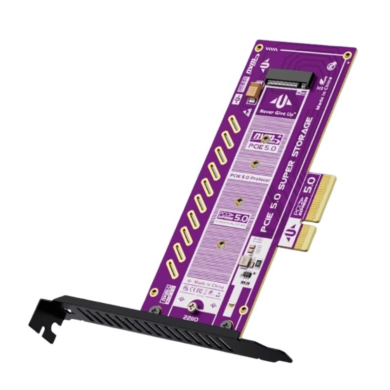 Адаптерна карта PCIe 5.0 x4 M.2 NVMe для твердотільного накопичувача з універсальною сумісністю та стабільною передачею сигналу 1
Адаптерна карта PCIe 5.0 x4 M.2 NVMe для твердотільного накопичувача з універсальною сумісністю та стабільною передачею сигналу 1