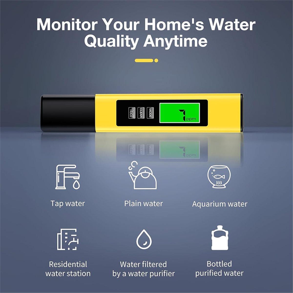 4-in-1 TDS Meter Digital Water Tester - Accurate, Reliable for Drinking Water, Aquariums China Mainland
4-in-1 TDS Meter Digital Water Tester - Accurate, Reliable for Drinking Water, Aquariums China Mainland