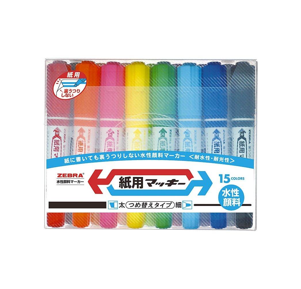 Бумага для ручек Zebra Pen Paper Maki 15 цветов, плотная и тонкая, на водной основе WYT5-15C
Бумага для ручек Zebra Pen Paper Maki 15 цветов, плотная и тонкая, на водной основе WYT5-15C