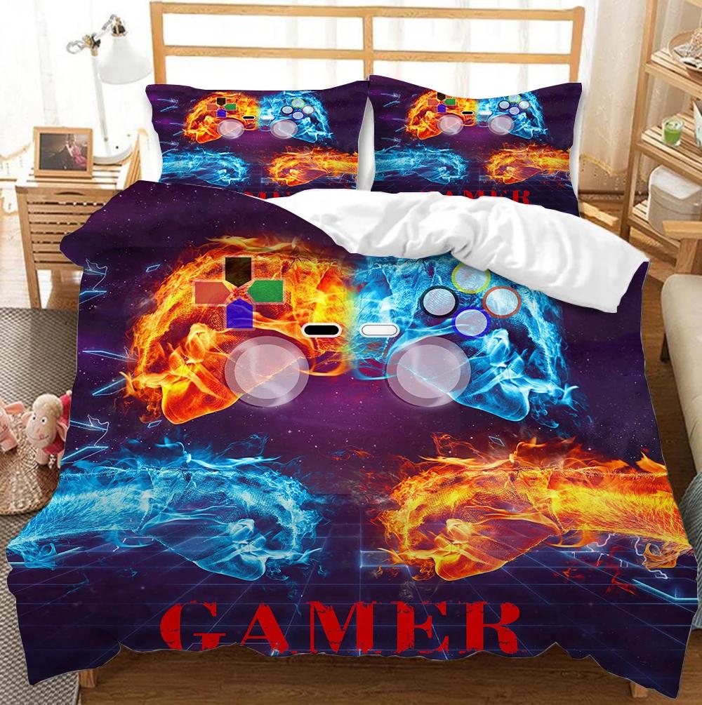 3d Flame Gaming Warm Comforter Cover Set for Young Boys Tens Gamer Rom Decor Game Controler Beding Set,Kid Gamepad Soft Duvet Cover Bedrom 100*200cm Single
3d Flame Gaming Warm Comforter Cover Set for Young Boys Tens Gamer Rom Decor Game Controler Beding Set,Kid Gamepad Soft Duvet Cover Bedrom 100*200cm Single