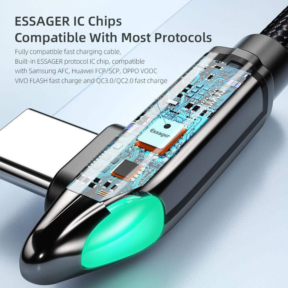 Data Cable Data Cord Fast Charging Cable LED Quick Charger Wire Mobile Phone Cord USB Type C Cable 1M
Data Cable Data Cord Fast Charging Cable LED Quick Charger Wire Mobile Phone Cord USB Type C Cable 1M