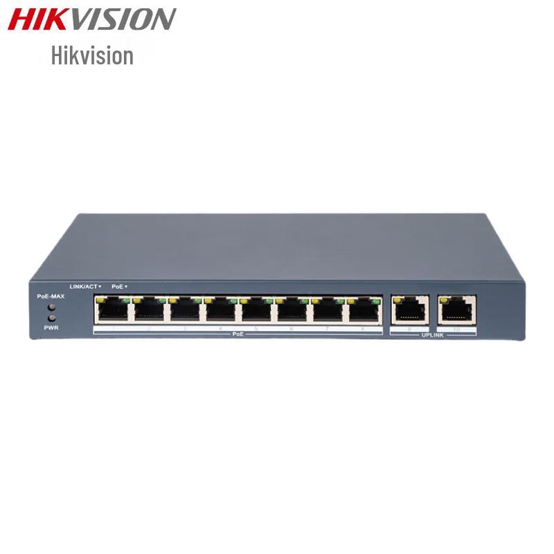HIKVISION 10-Port Cloud-Managed Gigabit PoE Switch (8 PoE)
HIKVISION 10-Port Cloud-Managed Gigabit PoE Switch (8 PoE)