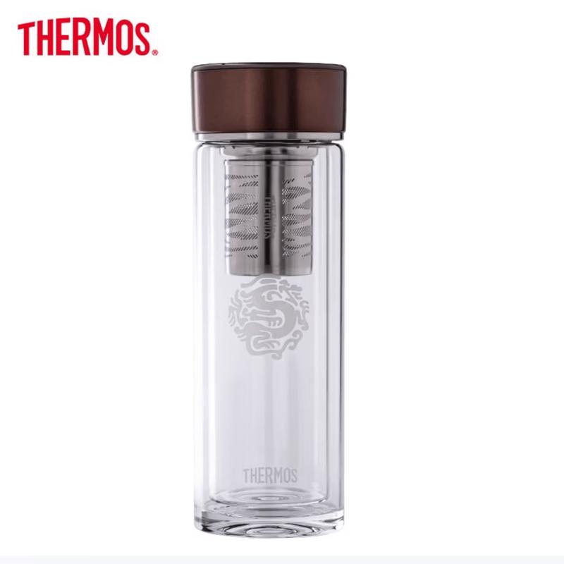 THERMOS Double-Wall Glass Tea Bottle with Infuser
THERMOS Double-Wall Glass Tea Bottle with Infuser