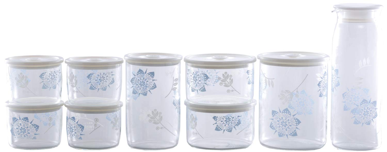 iwaki Стеклянный герметичный контейнер Канистра Grand Fleur Набор из 9 штук BST-MP9GF Термостойкий
iwaki Стеклянный герметичный контейнер Канистра Grand Fleur Набор из 9 штук BST-MP9GF Термостойкий