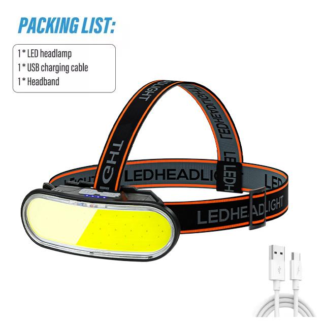KDULIT COB Floodlight Headlamp USB Rechargeable Head Lamp Waterproof for Outdoor Camping Fishing Hunting Adventure Headlight
KDULIT COB Floodlight Headlamp USB Rechargeable Head Lamp Waterproof for Outdoor Camping Fishing Hunting Adventure Headlight