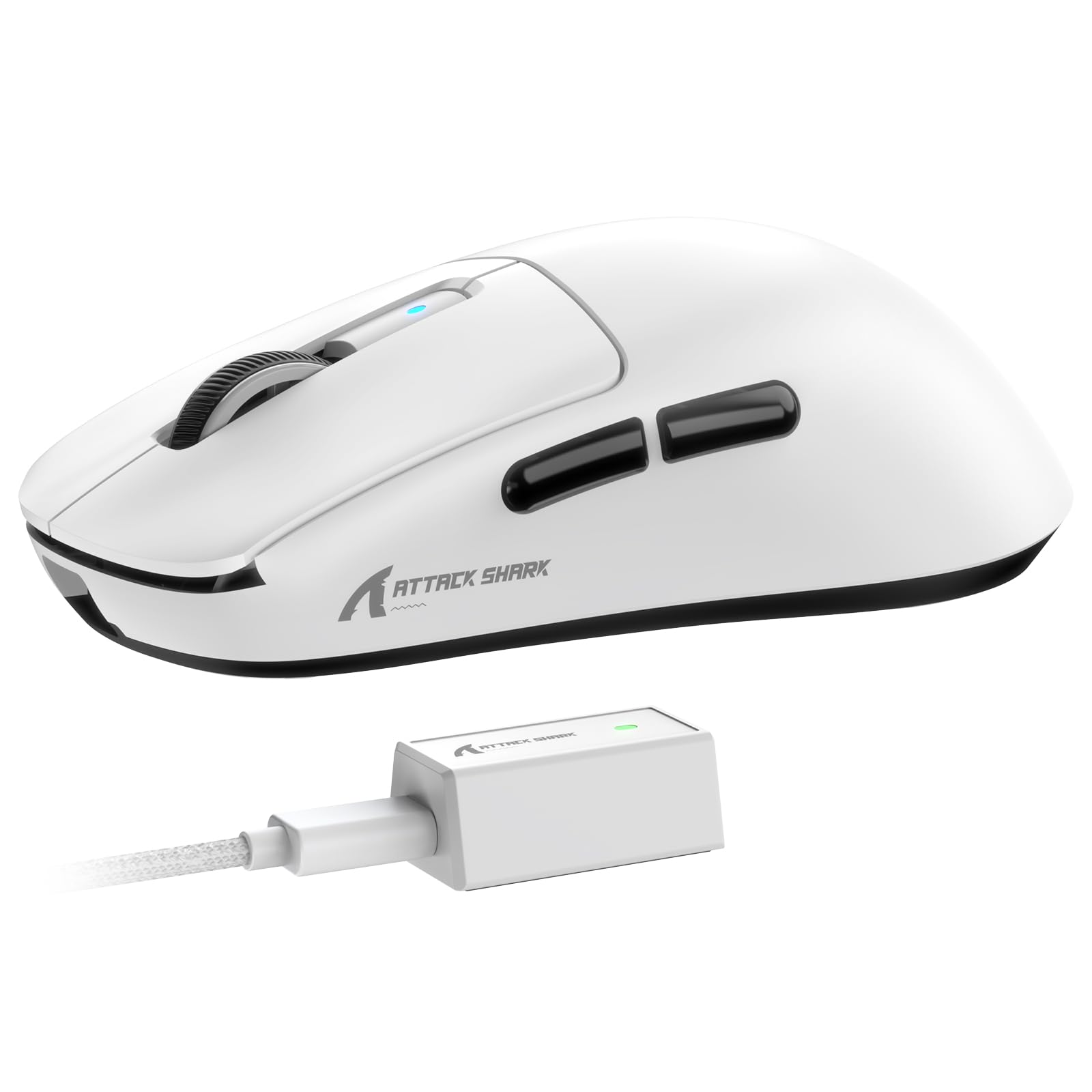 ATTACK SHARK R6 39g ultra-lightweight gaming mouse, 8000Hz, PixArt PAW3950MAX gaming sensor, 42000DPI, Nordic 52840 MCU, 3 continuous modes, wireless
ATTACK SHARK R6 39g ultra-lightweight gaming mouse, 8000Hz, PixArt PAW3950MAX gaming sensor, 42000DPI, Nordic 52840 MCU, 3 continuous modes, wireless