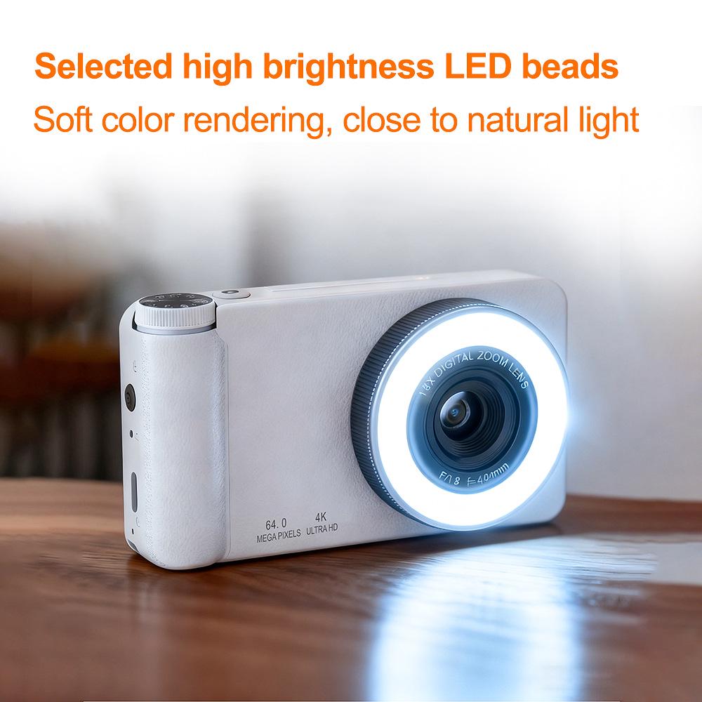 Student Entry-Level HD CCD Dual Camera - Front & Rear, High-Resolution, Portable Travel DV 3.5-inch
Student Entry-Level HD CCD Dual Camera - Front & Rear, High-Resolution, Portable Travel DV 3.5-inch
