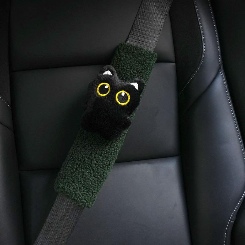 Car Seat Belt Shoulder Protector Cute Black Cat Seat Belt Protective Cover Car Interior Decor Accessories зелений
Car Seat Belt Shoulder Protector Cute Black Cat Seat Belt Protective Cover Car Interior Decor Accessories зелений