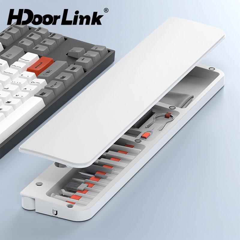 HdoorLink 22-In-1 Computer Keyboard Pad Cleaning Set Multi-Functional Cleaning Tool Set For Notebook Keyboard Cleaning Pads white
HdoorLink 22-In-1 Computer Keyboard Pad Cleaning Set Multi-Functional Cleaning Tool Set For Notebook Keyboard Cleaning Pads white