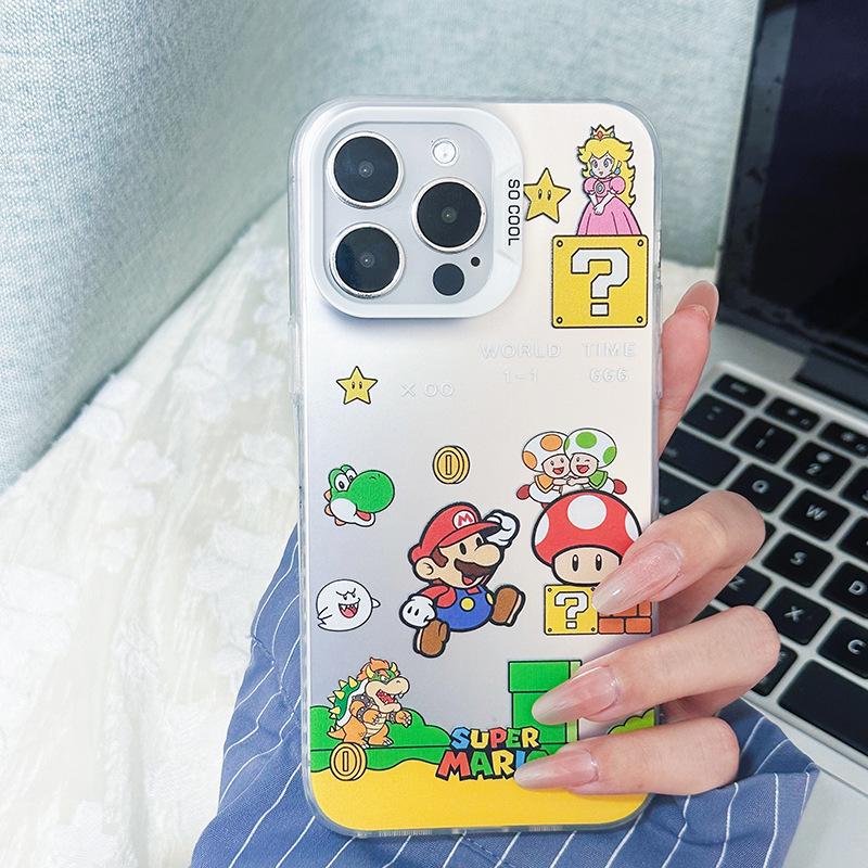 Gradient Color Silver Cute Mario Phone Case for Apple iPhone 14, 15 Plus, 16 Pro Max, 17 PM, 13 iPhone SE2
Gradient Color Silver Cute Mario Phone Case for Apple iPhone 14, 15 Plus, 16 Pro Max, 17 PM, 13 iPhone SE2