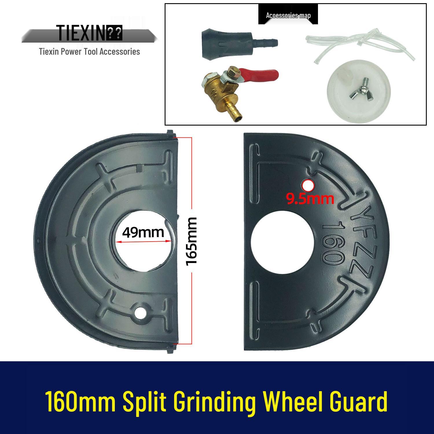 150mm Protective Wheel Guard for Angle Grinder with Water-Adding Feature 02945
150mm Protective Wheel Guard for Angle Grinder with Water-Adding Feature 02945