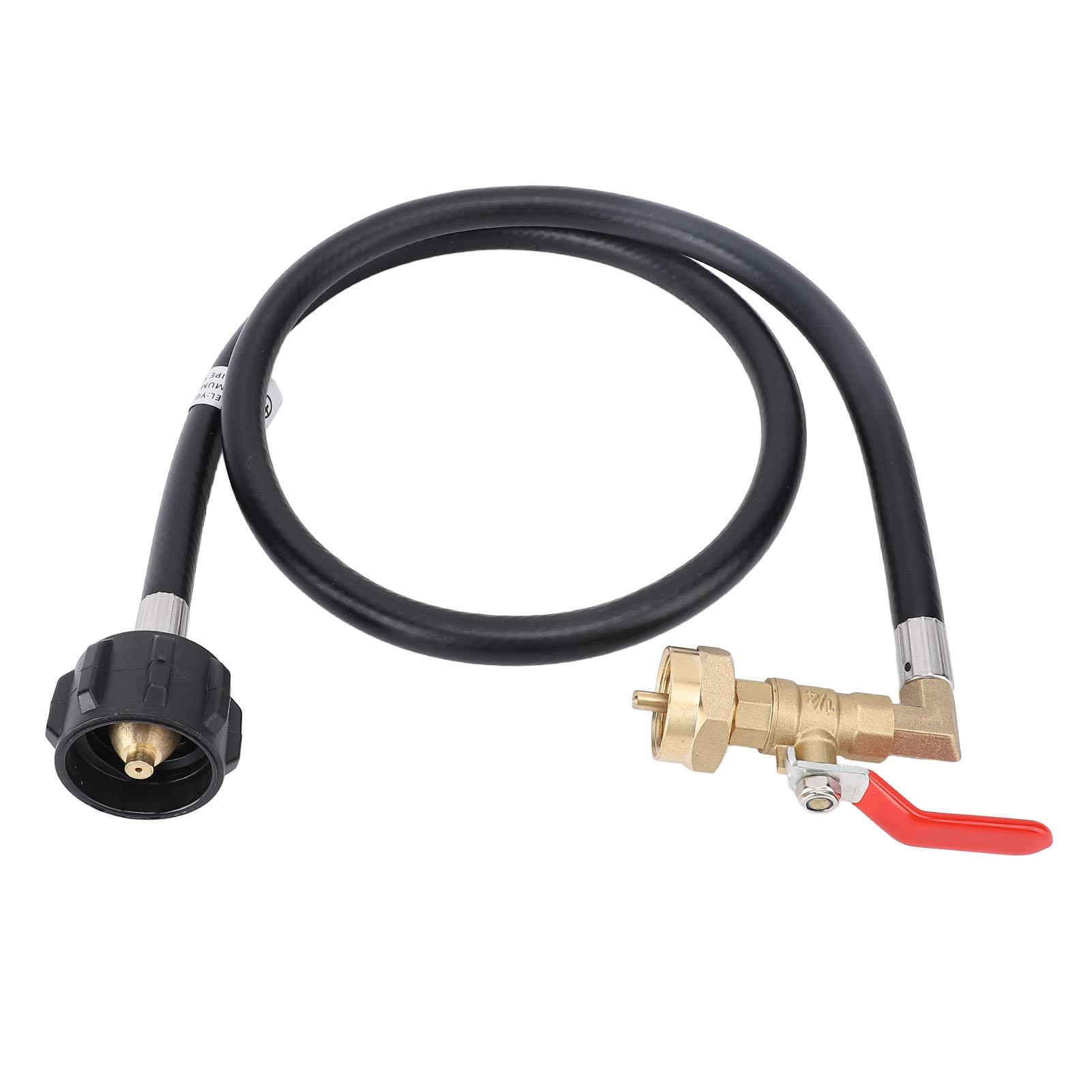 Gas Tank Refill Hose 3.5ft Length 38in Female Thread Connector Ball Valve QCC1 Gas Tank Refill
Gas Tank Refill Hose 3.5ft Length 38in Female Thread Connector Ball Valve QCC1 Gas Tank Refill