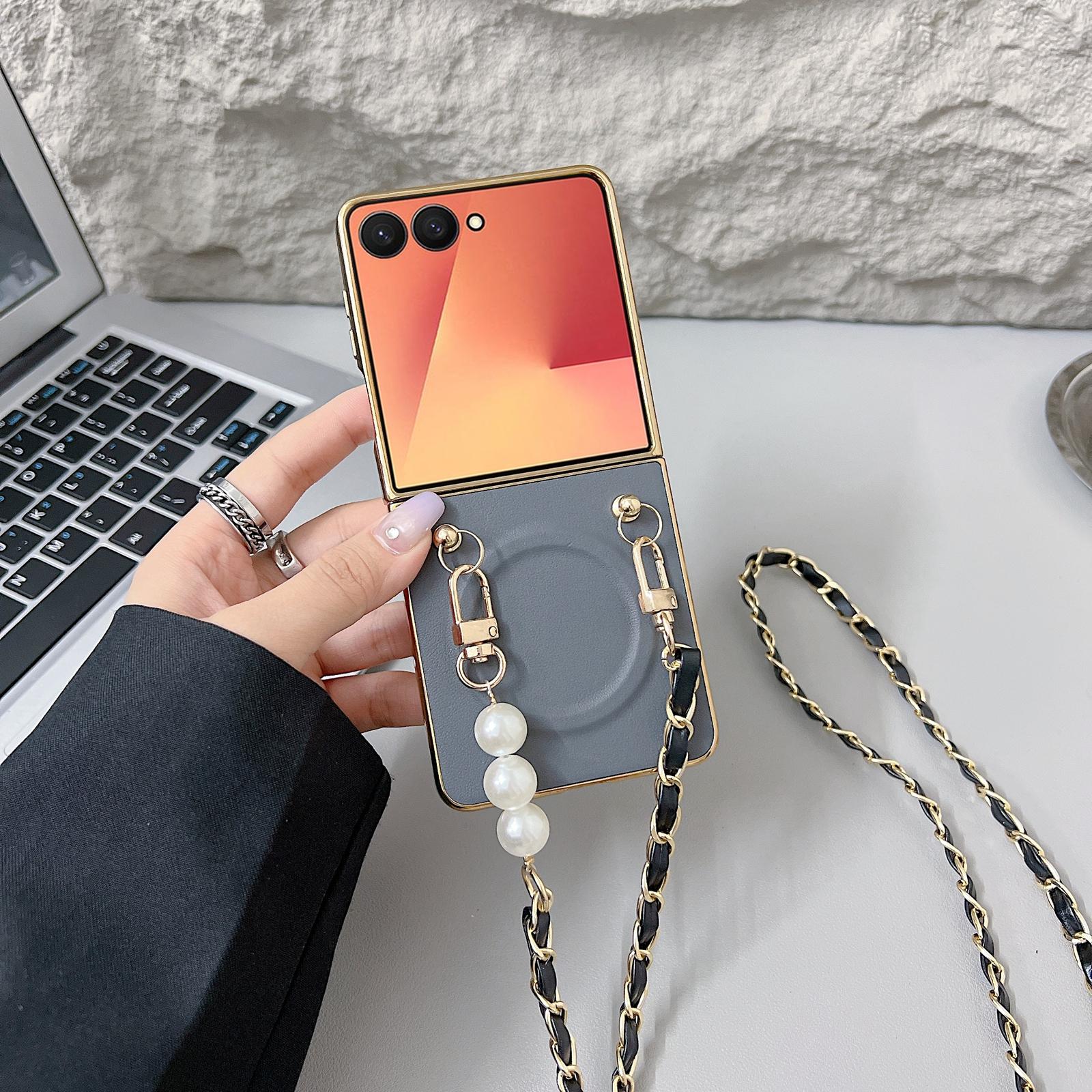 Магнитный чехол для Samsung Galaxy Z Flip7 5G с плечевым ремнем, текстура наппа, ПУ, ТПУ, ПК, задняя крышка для телефона Navy Blue
Магнитный чехол для Samsung Galaxy Z Flip7 5G с плечевым ремнем, текстура наппа, ПУ, ТПУ, ПК, задняя крышка для телефона Navy Blue