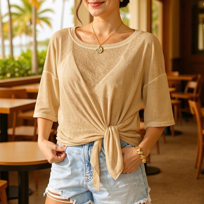 Женские накидки Женские однотонные тонкие топы с галстуком-бабочкой Свободный прямой вырез Пляжные накидки для бикини OneSize хаки
Женские накидки Женские однотонные тонкие топы с галстуком-бабочкой Свободный прямой вырез Пляжные накидки для бикини OneSize хаки