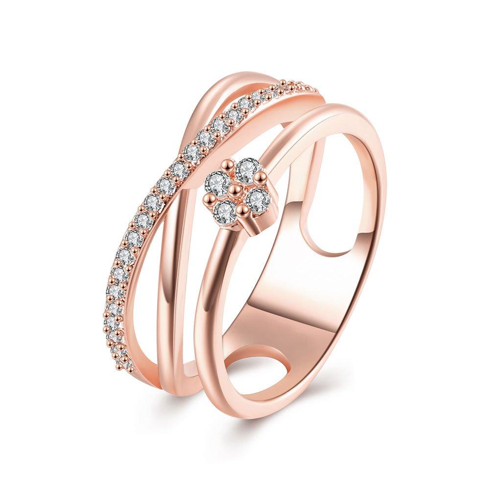 Rockyu 18K Pink Gold Sparkling Stylish and Dainty Perfect Gift for Women Women s Ring, Design, (Pink Gold, 18) рожевий
Rockyu 18K Pink Gold Sparkling Stylish and Dainty Perfect Gift for Women Women s Ring, Design, (Pink Gold, 18) рожевий