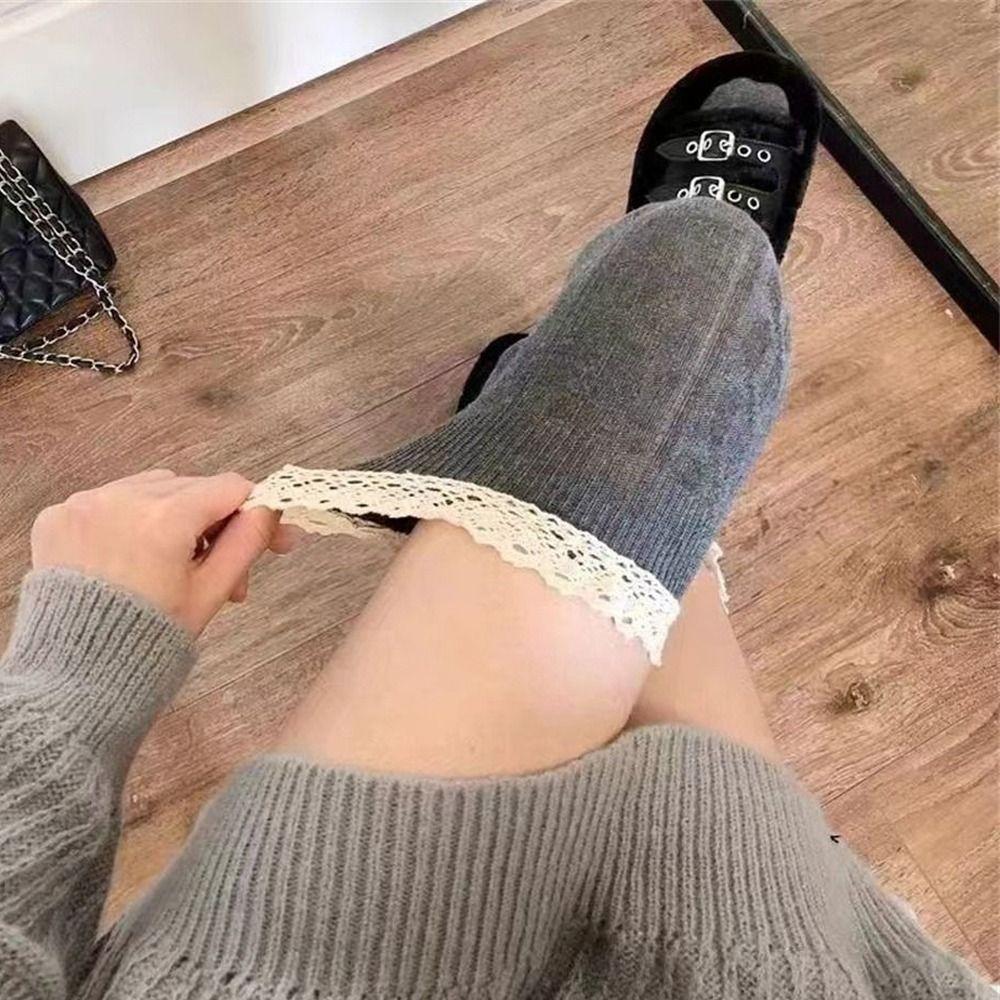Japanese Style Thigh High Socks Knitted Stockings Fashion Long Socks Women Girls темно-сірий колір
Japanese Style Thigh High Socks Knitted Stockings Fashion Long Socks Women Girls темно-сірий колір