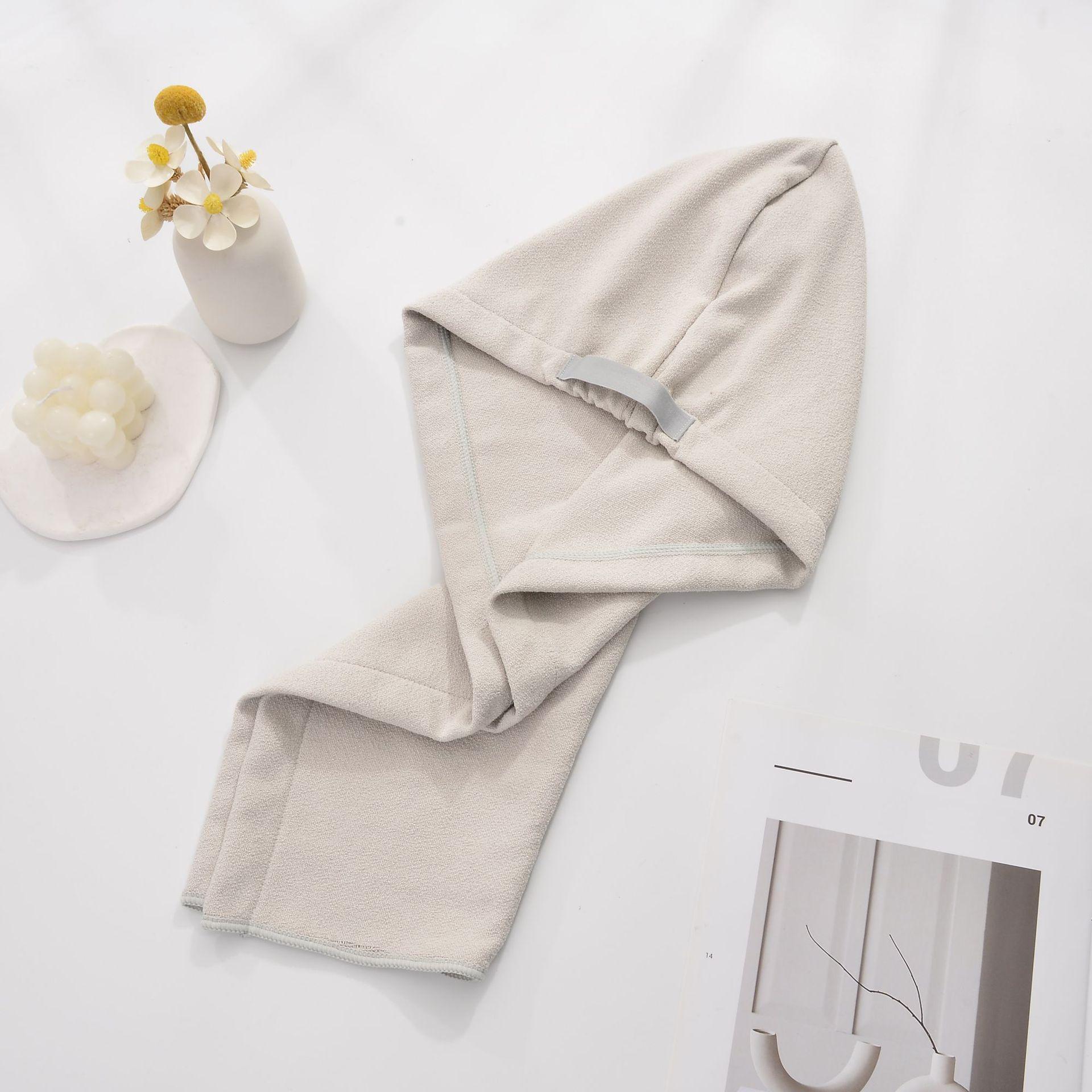 Thickened Absorbent Wide Tail Hair Drying Cap - Quick Dry Bath Head Wrap 130g, 27x74cm сірий колір
Thickened Absorbent Wide Tail Hair Drying Cap - Quick Dry Bath Head Wrap 130g, 27x74cm сірий колір