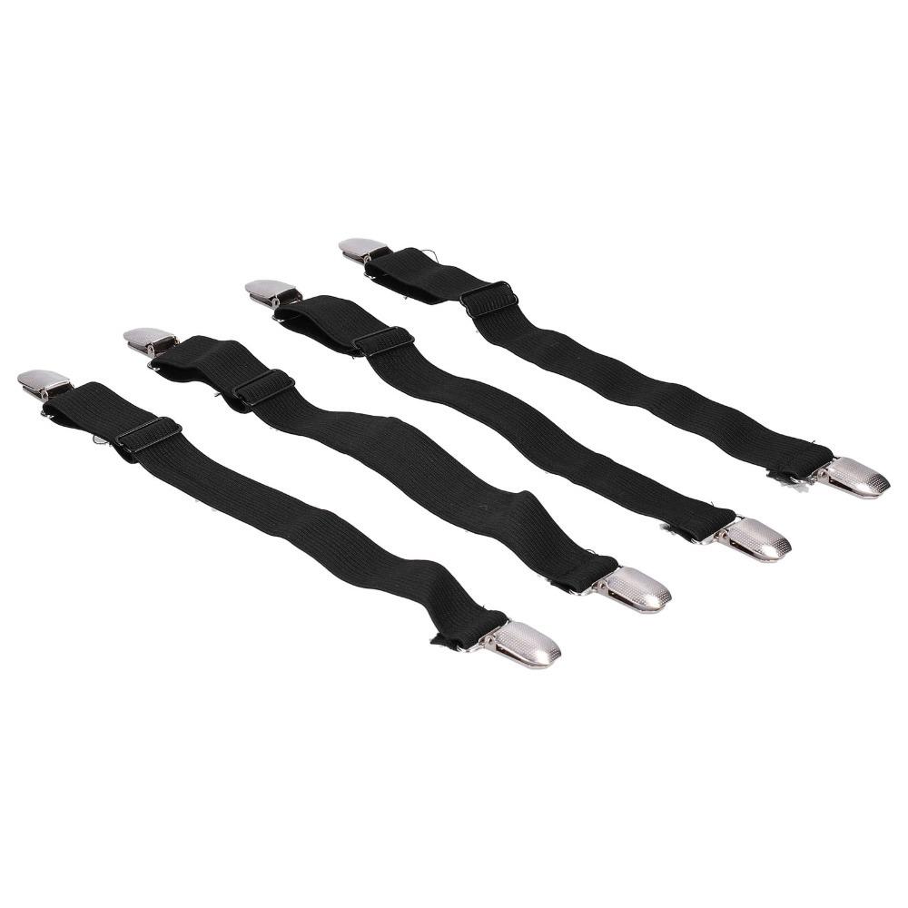4Pcs Reusable Adjustable Bed Sheet Clips Durable Sturdy Sheet Fasteners Anti-slip Fixing Clips Sofa Cushion чёрный
4Pcs Reusable Adjustable Bed Sheet Clips Durable Sturdy Sheet Fasteners Anti-slip Fixing Clips Sofa Cushion чёрный