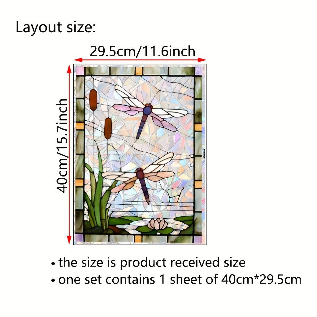 1 Piece of Dragonfly Sun Catcher Electrostatic Window Sticker, Reusable and Washable PVC Sticker, Living Room and Bathroom Glass
1 Piece of Dragonfly Sun Catcher Electrostatic Window Sticker, Reusable and Washable PVC Sticker, Living Room and Bathroom Glass