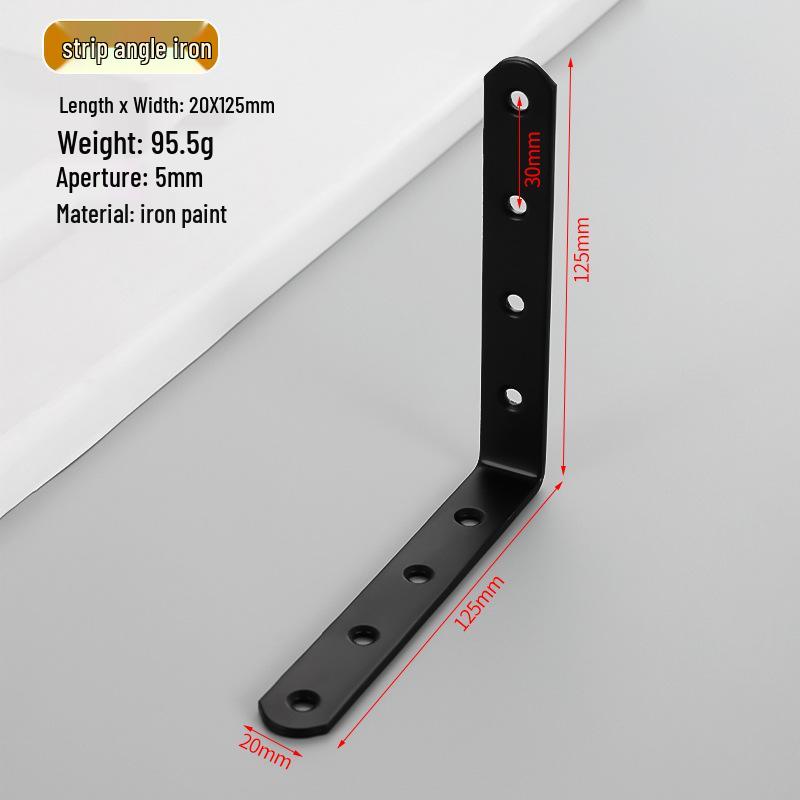 Кутник з нержавіючої сталі 90° L-подібний надміцний для полиць Includes Black Screws (M4x16)
Кутник з нержавіючої сталі 90° L-подібний надміцний для полиць Includes Black Screws (M4x16)
