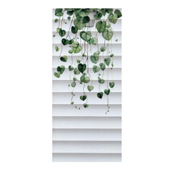 Reeded Glass Privacy Window Film Non Adhesive Frosted Sun Blocking Glass Cling Hanging Green Plants Decorative Sticker for Bathroom
Reeded Glass Privacy Window Film Non Adhesive Frosted Sun Blocking Glass Cling Hanging Green Plants Decorative Sticker for Bathroom