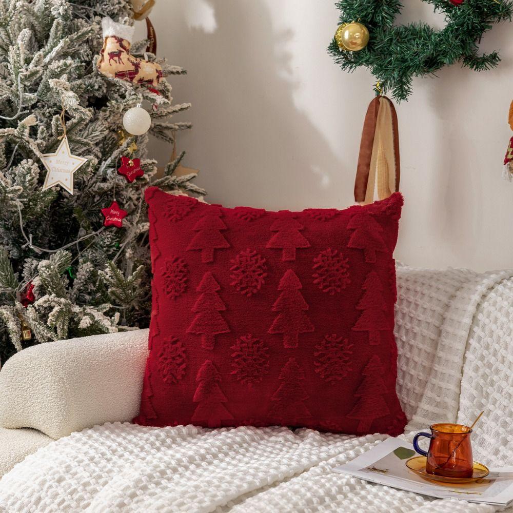 Snowflake Throw Pillowcover Jacquard Cushion Cover Christmas Plush Pillowcase Living Room/Office
Snowflake Throw Pillowcover Jacquard Cushion Cover Christmas Plush Pillowcase Living Room/Office
