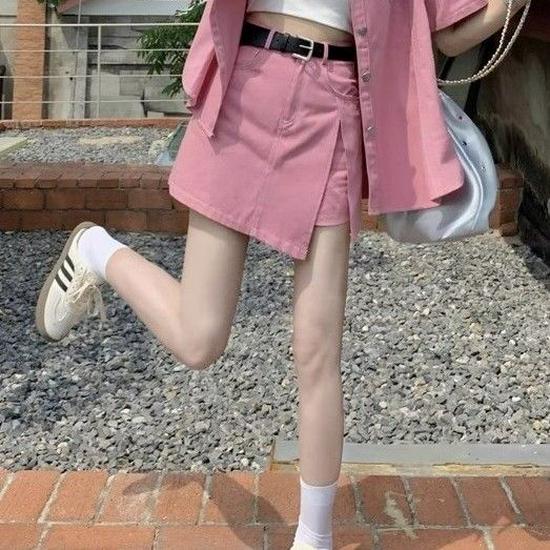 Dopamine Pink Denim Two-Piece: Casual Short Sleeve Jacket & Shorts Set for Spring/Summer 2XL 130-140 Jin (65-70 kg)
Dopamine Pink Denim Two-Piece: Casual Short Sleeve Jacket & Shorts Set for Spring/Summer 2XL 130-140 Jin (65-70 kg)