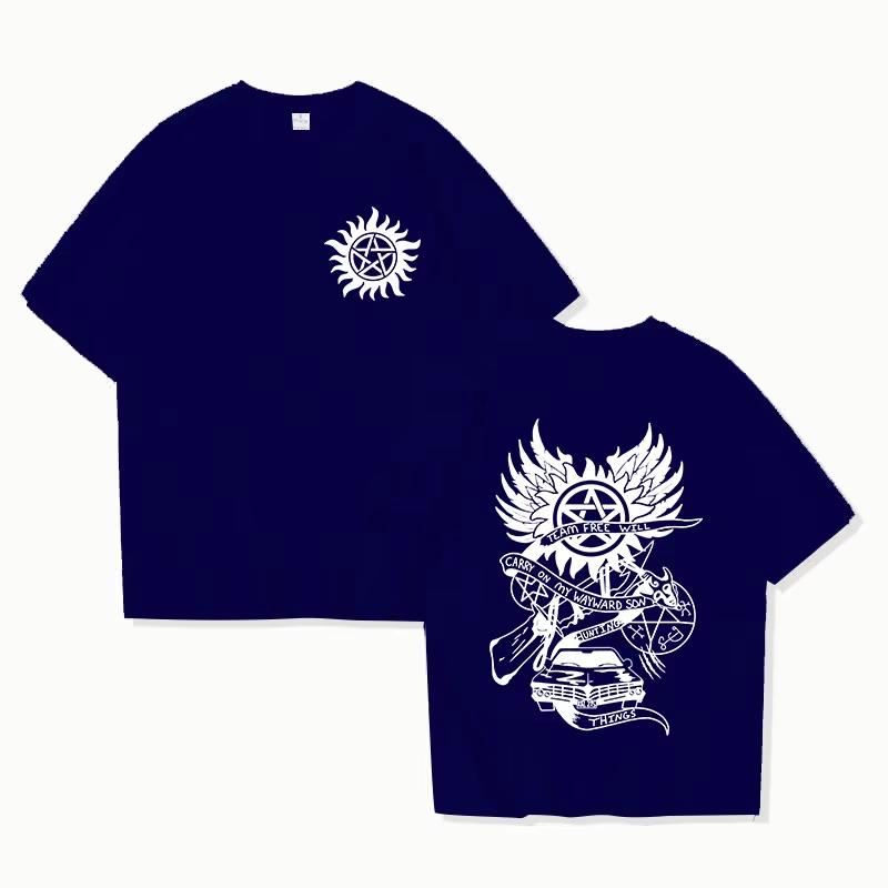 Summer New Fuuny Supernatural Printed Unisex Unisexs and Womens Fashion Short Sleeve Personality Casual Summer Tops Tees 4XL
Summer New Fuuny Supernatural Printed Unisex Unisexs and Womens Fashion Short Sleeve Personality Casual Summer Tops Tees 4XL