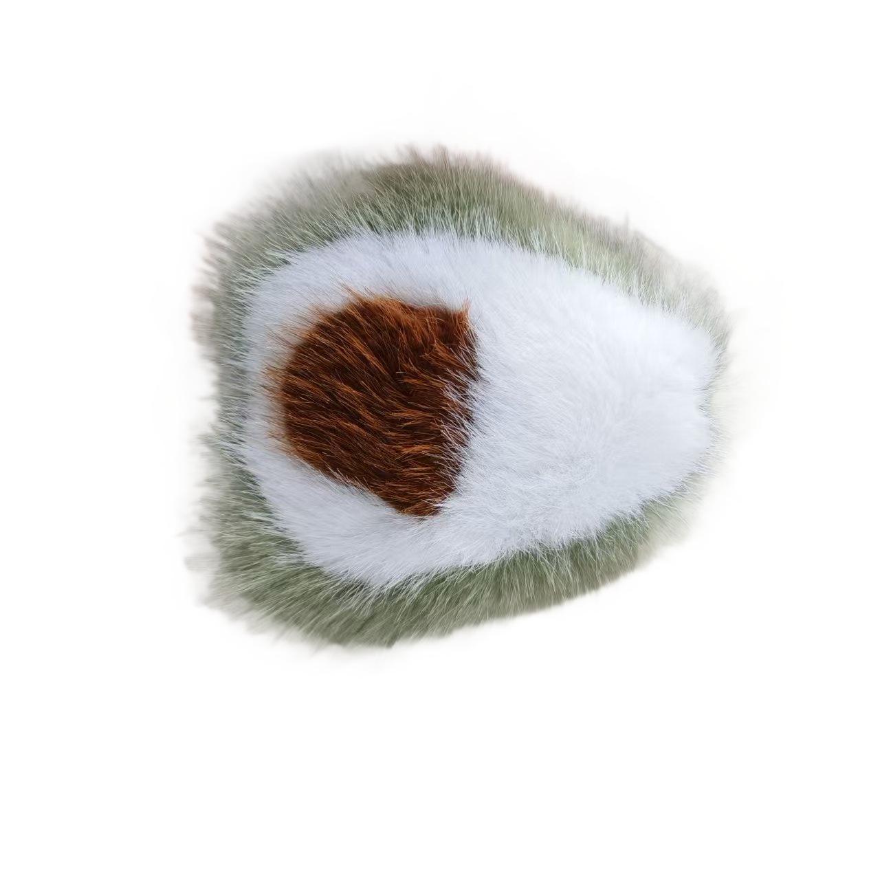 Avocado Faux Mink Fur Keychain Pendant - Plush Doll Bag Charm Gift No ring, no legs
Avocado Faux Mink Fur Keychain Pendant - Plush Doll Bag Charm Gift No ring, no legs