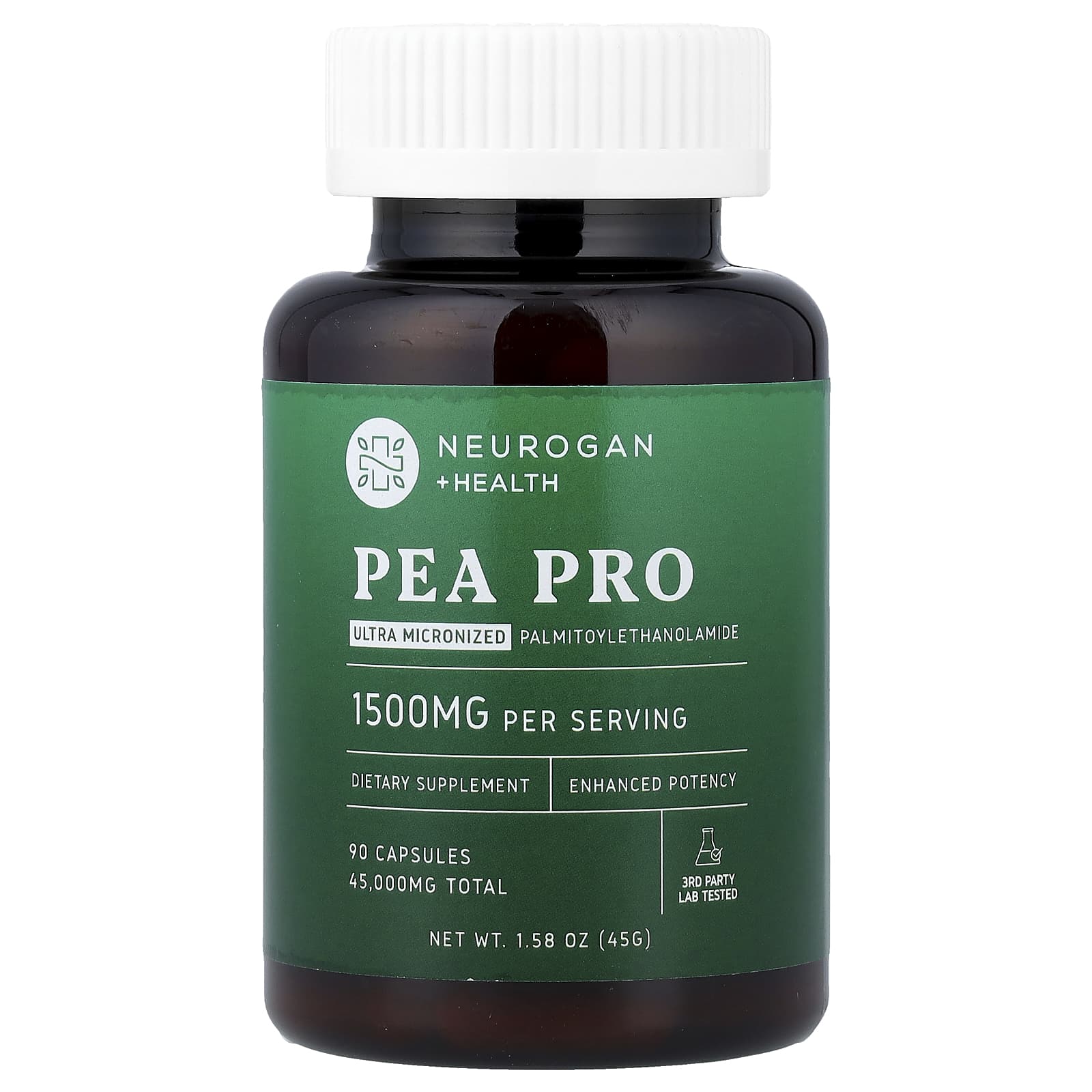 Neurogan Health, Pea Pro, 90 Capsules (500mg per capsule)
Neurogan Health, Pea Pro, 90 Capsules (500mg per capsule)