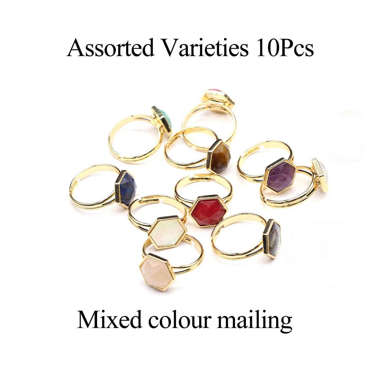 10 шт., Исцеляющий Рейки Натуральный Камень Кристалл Открытое Кольцо, Бохо Ручной Работы Шестигранные Регулируемые Кольца для Женщин Мужчин Повседневная Носка Ювелирные Изделия, Праздничные Подарки 10Pcs/12×12mm
10 шт., Исцеляющий Рейки Натуральный Камень Кристалл Открытое Кольцо, Бохо Ручной Работы Шестигранные Регулируемые Кольца для Женщин Мужчин Повседневная Носка Ювелирные Изделия, Праздничные Подарки 10Pcs/12×12mm