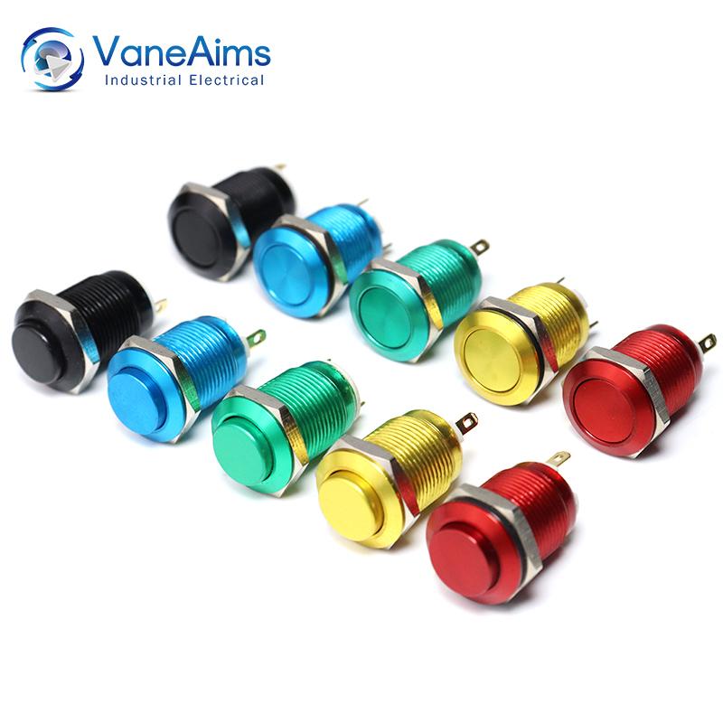 12mm Mini Oxidation Metal Push Button Switch Waterproof IP65 Self Reset Momentary on off switch Red Green Blue Yellow Black 12MM-Pin Terminal жовтий
12mm Mini Oxidation Metal Push Button Switch Waterproof IP65 Self Reset Momentary on off switch Red Green Blue Yellow Black 12MM-Pin Terminal жовтий