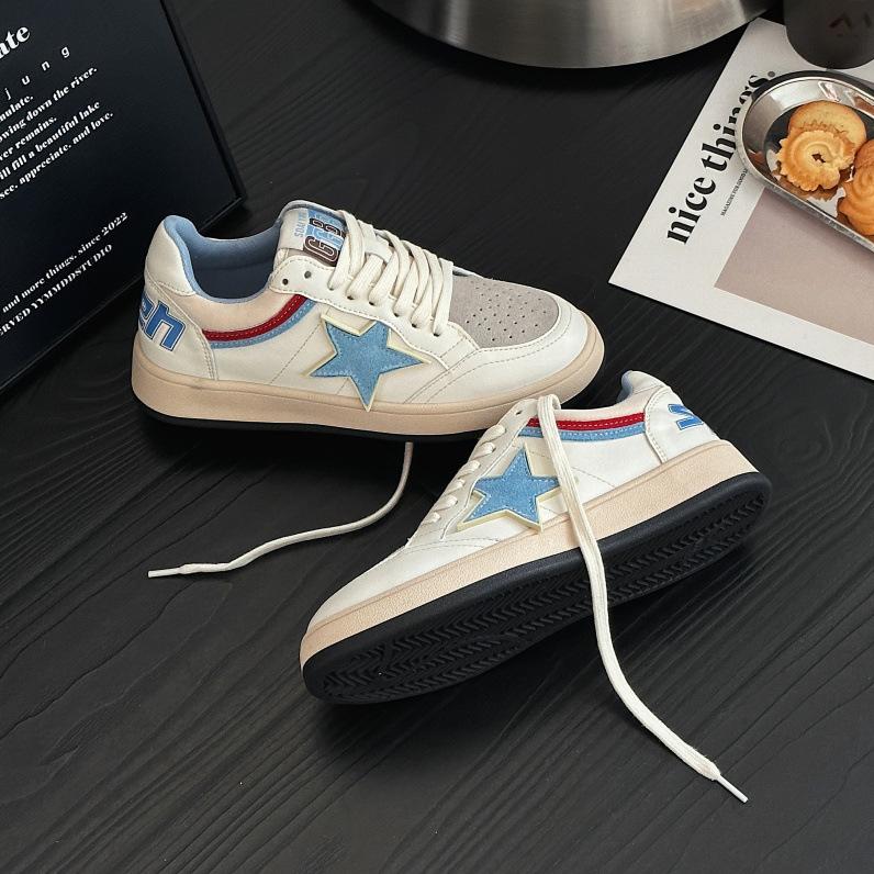 Leather casual sports board shoes platform star shoes women s spring new versatile little white shoes 40 сапфірове скло синього кольору кольору
Leather casual sports board shoes platform star shoes women s spring new versatile little white shoes 40 сапфірове скло синього кольору кольору