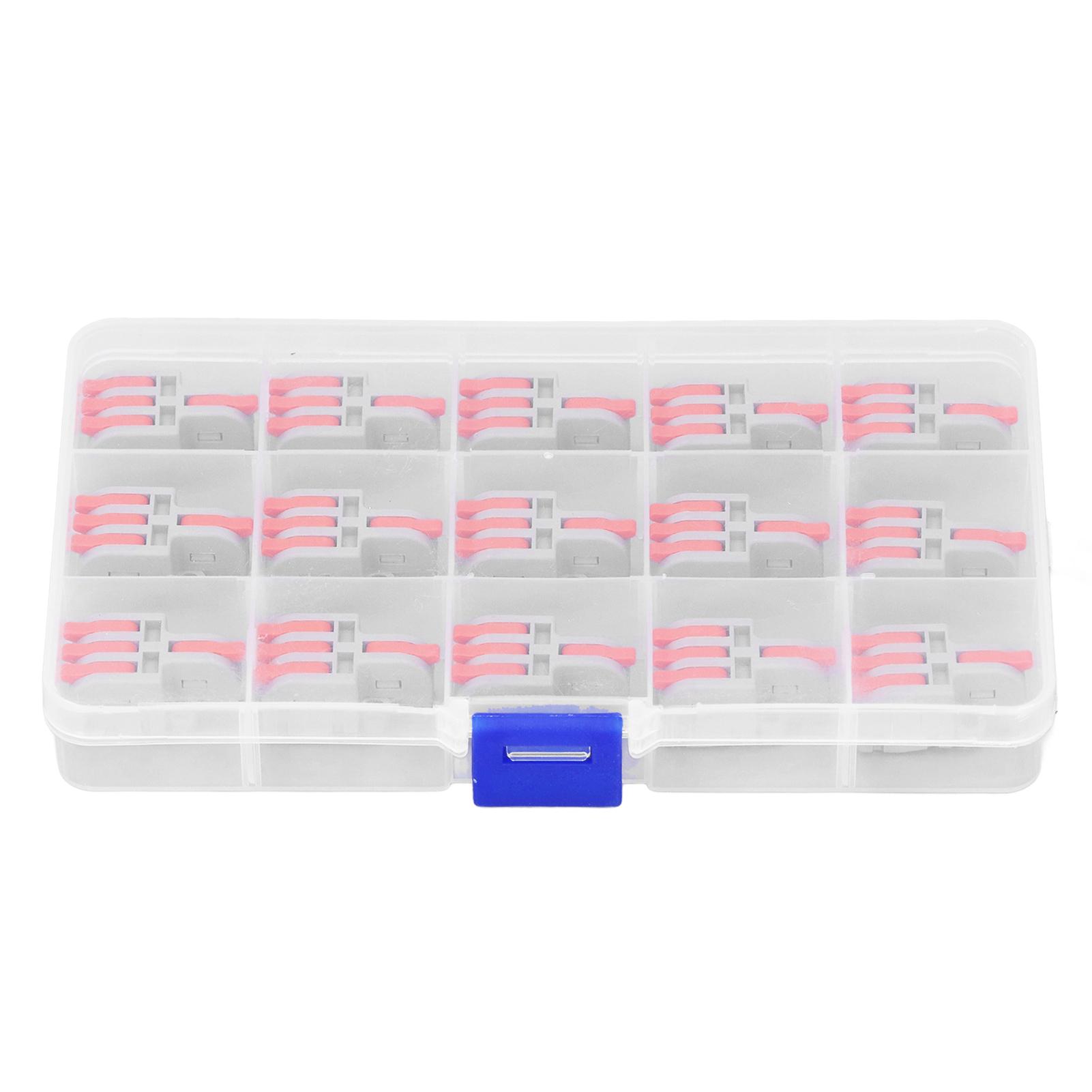 15PCS Wire Conductor Connector Nylon Copper Quick Splicing Terminal Splitter Block DF‑13
15PCS Wire Conductor Connector Nylon Copper Quick Splicing Terminal Splitter Block DF‑13