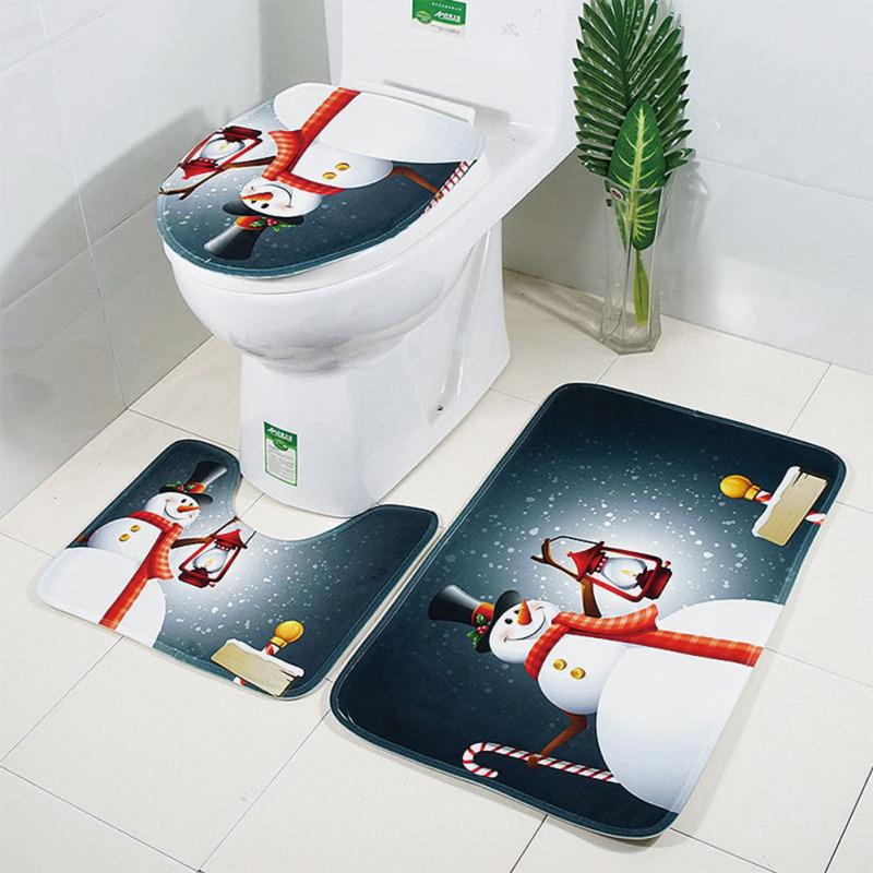 3Pcs/Set Christmas Water Absorption Rug Toilet Lid Cover Non-Slip Bath Mat for Bathroom
3Pcs/Set Christmas Water Absorption Rug Toilet Lid Cover Non-Slip Bath Mat for Bathroom